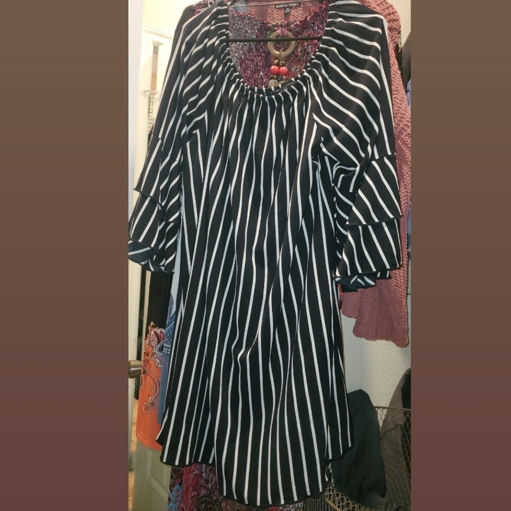 Flowy plus size dress